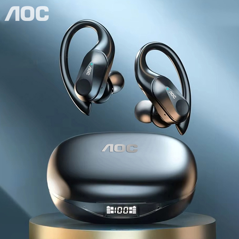 Wired Earphone Mic - Беспроводные спортивные наушники Choice AOC Bluetooth