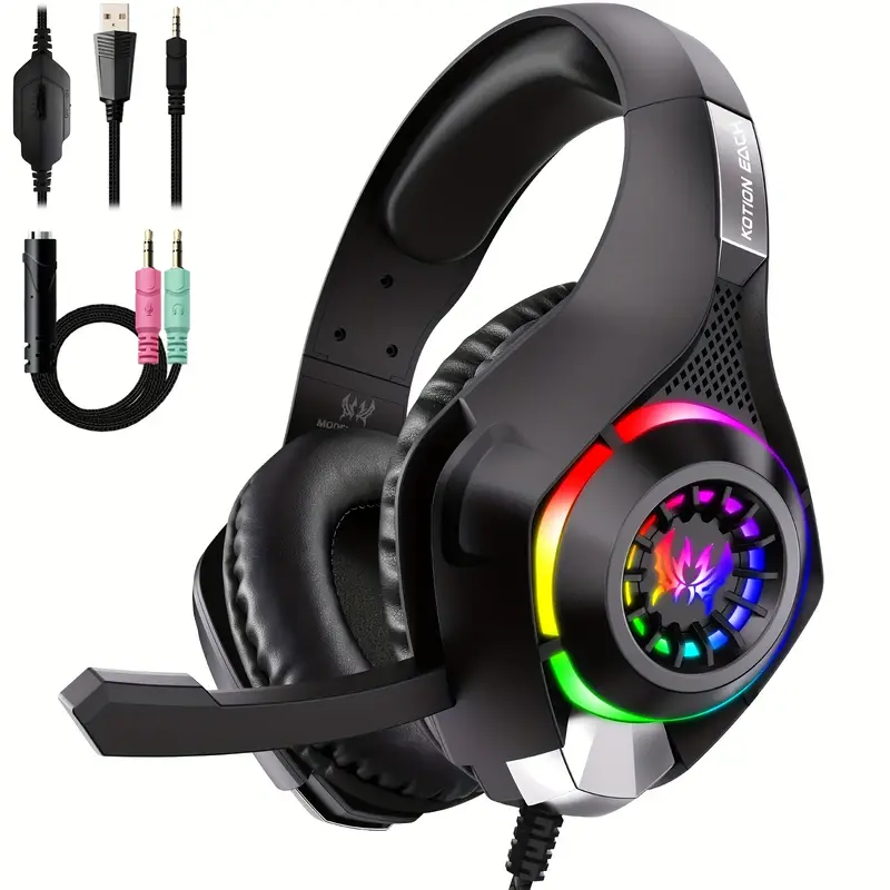 Gaming Headset Rgb - Игровая гарнитура для ПК, PS4, PS5,