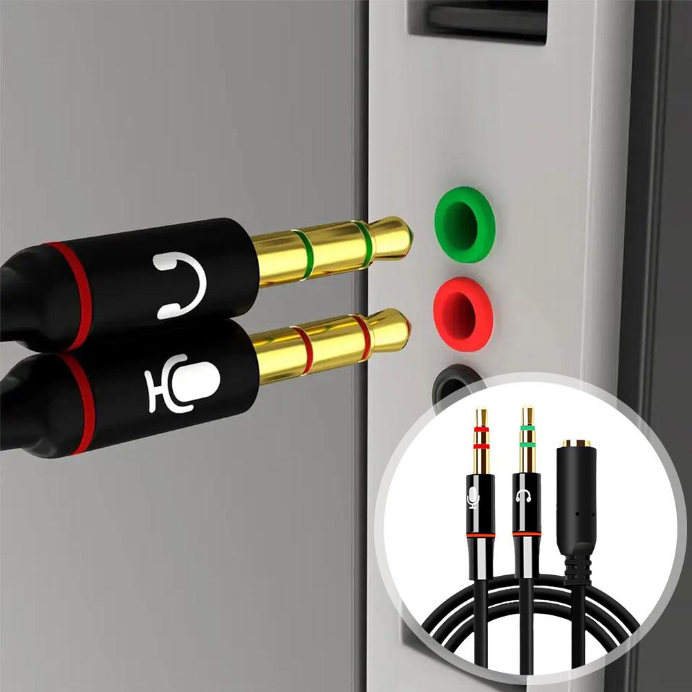 Audio Splitter Y - Аудиоконвертер-сплиттер для наушников и микрофона для