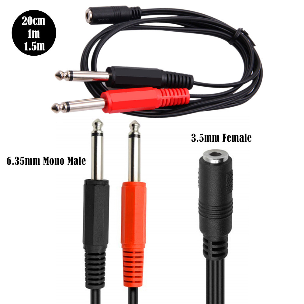 Переходной кабель 6,35 мм «пап – обзор и цена Audio Splitter Y