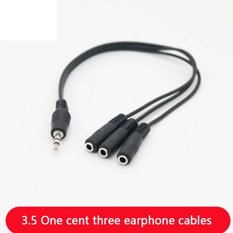 1 шт. 3,5 мм 3-портовый аудио- – обзор и цена Earphone Splitter Jack
