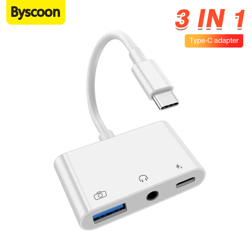 Аудиоадаптер 3-в-1 Type-C на 3 – обзор и цена Earphone Splitter Jack