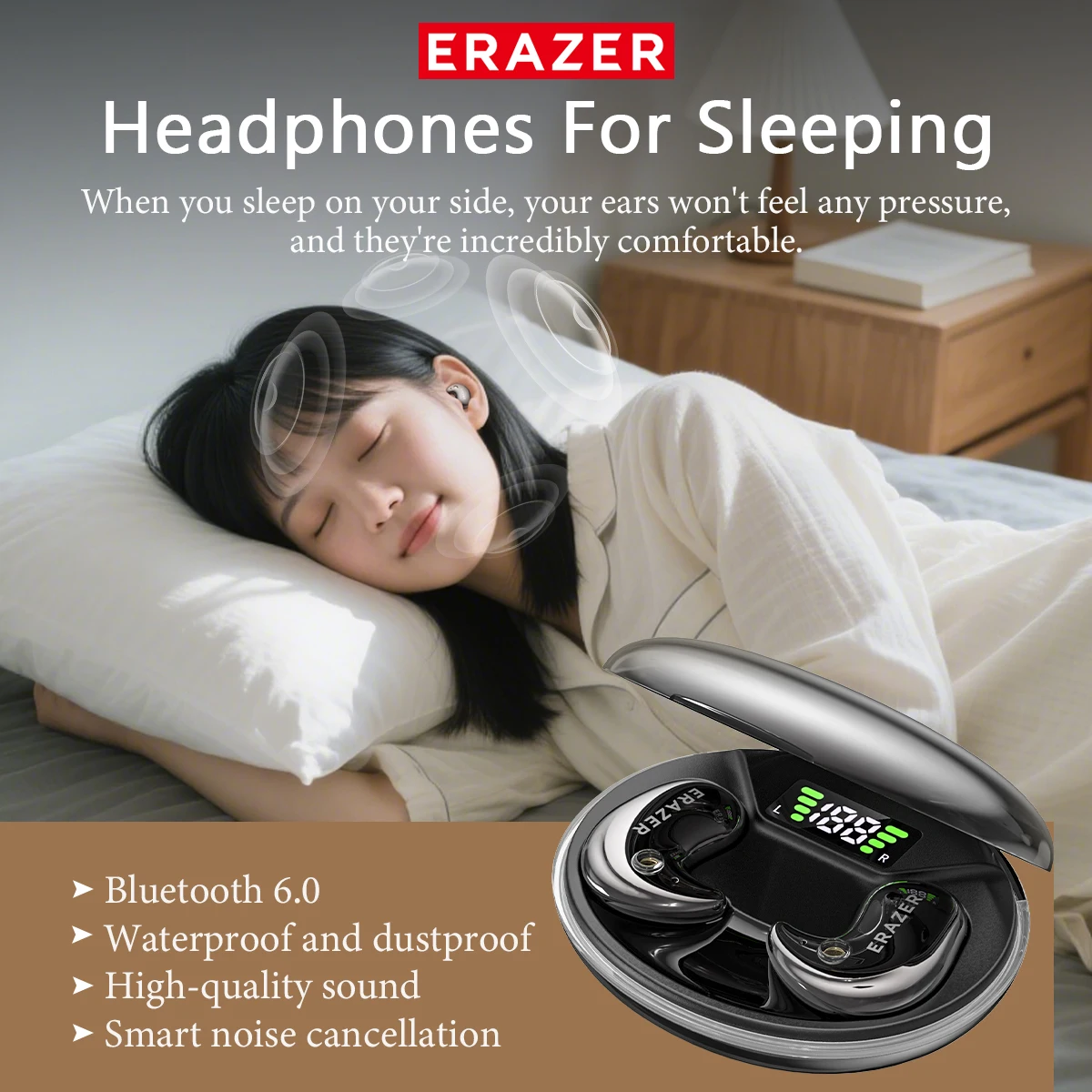 Наушники-вкладыши EARZER XF58  – обзор и цена Earbuds Charging Case