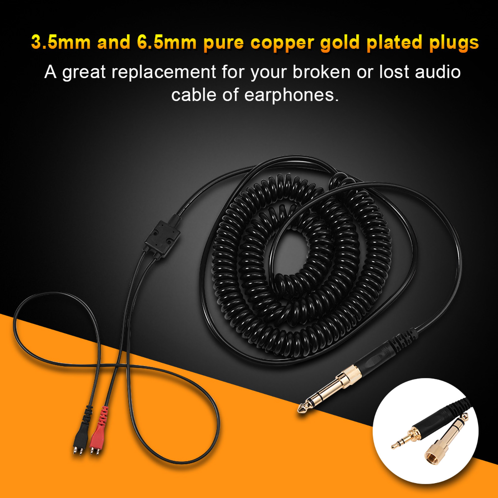 Сменный пружинный провод для с – обзор и цена Sennheiser Headphone Hd 25